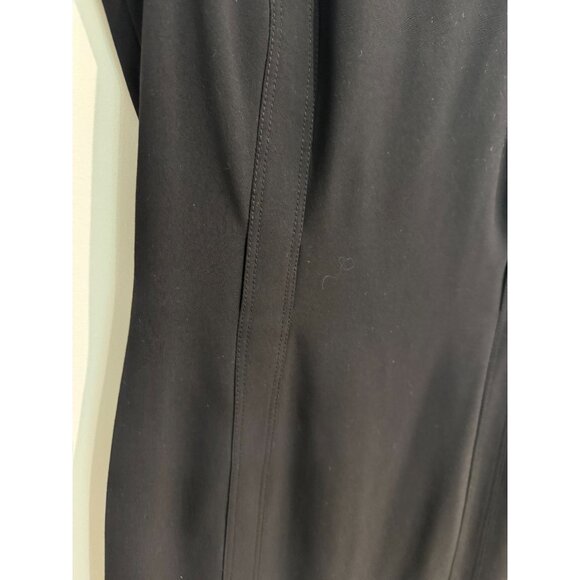 Tahari Arthur S. Levine black cap-sleeve sheath dress, size 6. - Picture 9 of 16